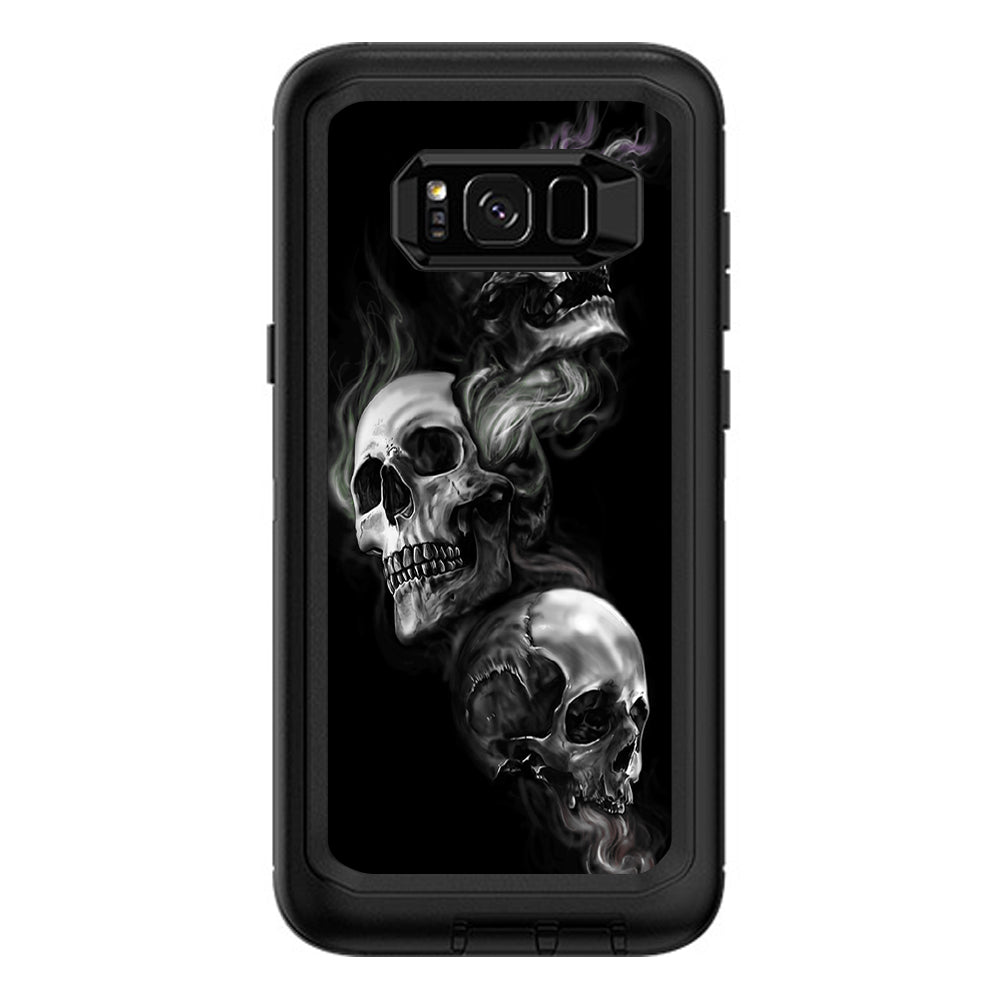  Glowing Skulls In Smoke Otterbox Defender Samsung Galaxy S8 Plus Skin