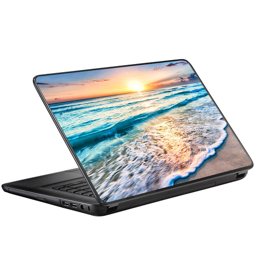  Sunset On Beach Universal 13 to 16 inch wide laptop Skin