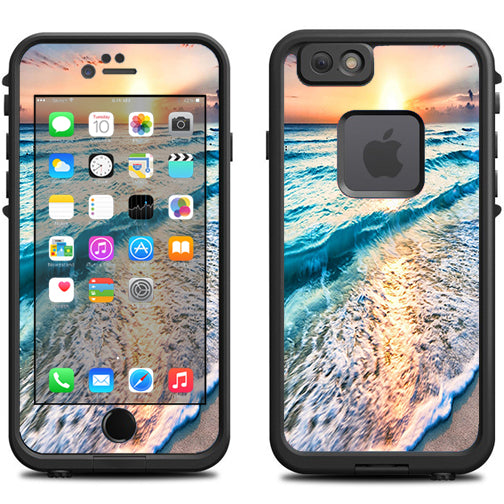  Sunset On Beach Lifeproof Fre iPhone 6 Skin