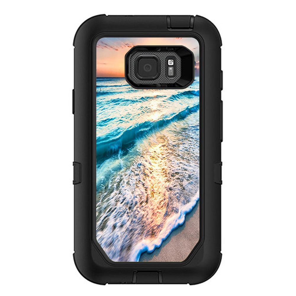  Sunset On Beach Otterbox Defender Samsung Galaxy S7 Active Skin