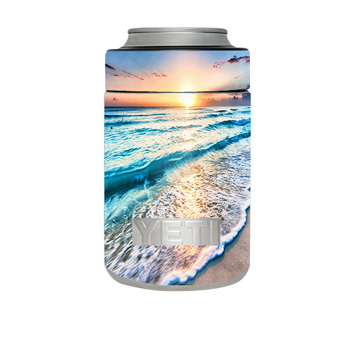  Sunset On Beach Yeti Rambler Colster Skin