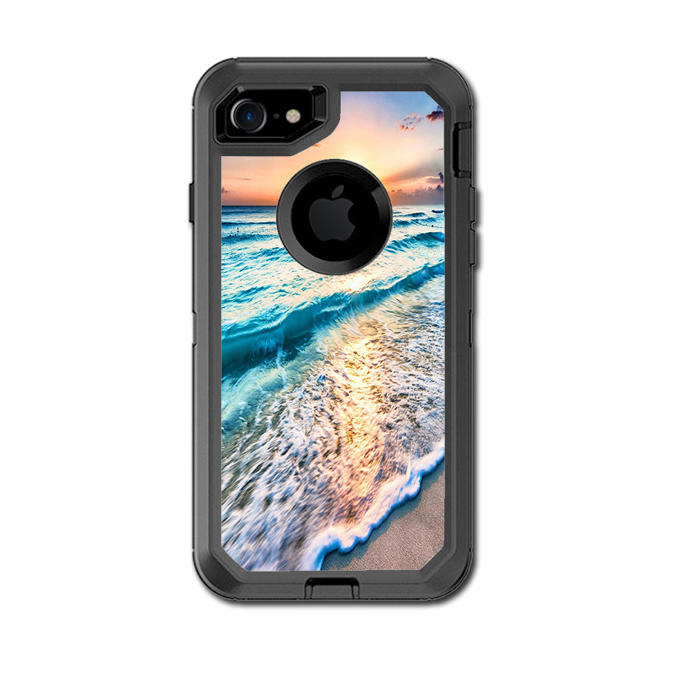  Sunset On Beach Otterbox Defender iPhone 7 or iPhone 8 Skin