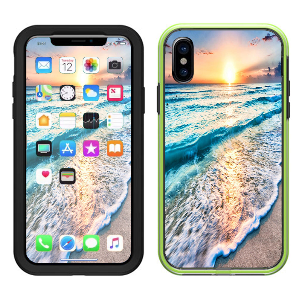  Sunset On Beach Lifeproof Slam Case iPhone X Skin