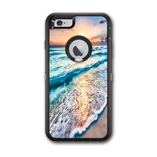  Sunset On Beach Otterbox Defender iPhone 6 PLUS Skin