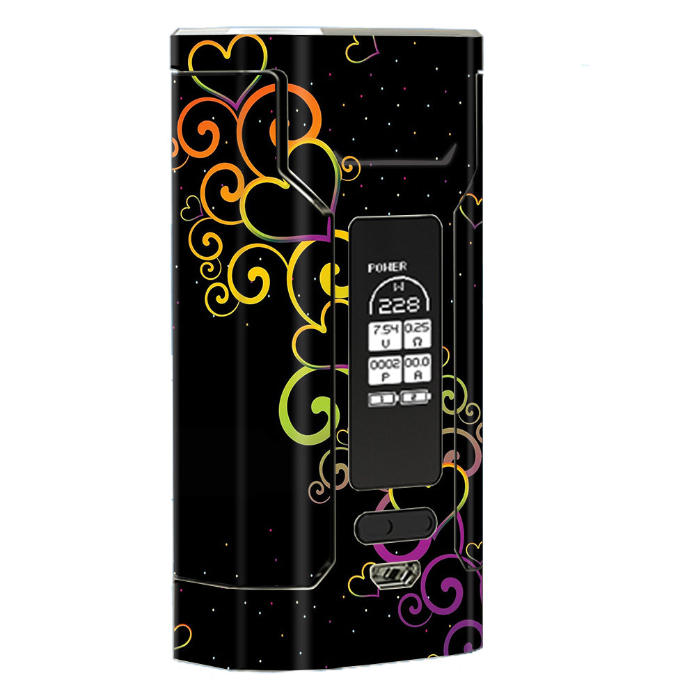 Trail Of Glowing Hearts Wismec Predator 228 Skin