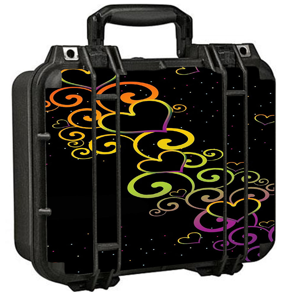  Trail Of Glowing Hearts Pelican Case 1400 Skin