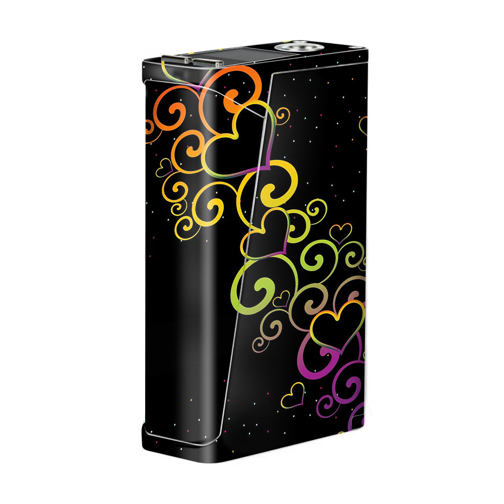  Trail Of Glowing Hearts Smok H-Priv Skin