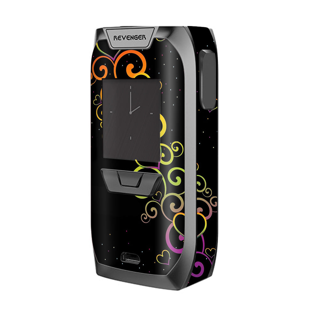  Trail Of Glowing Hearts Vaporesso Revenger Skin