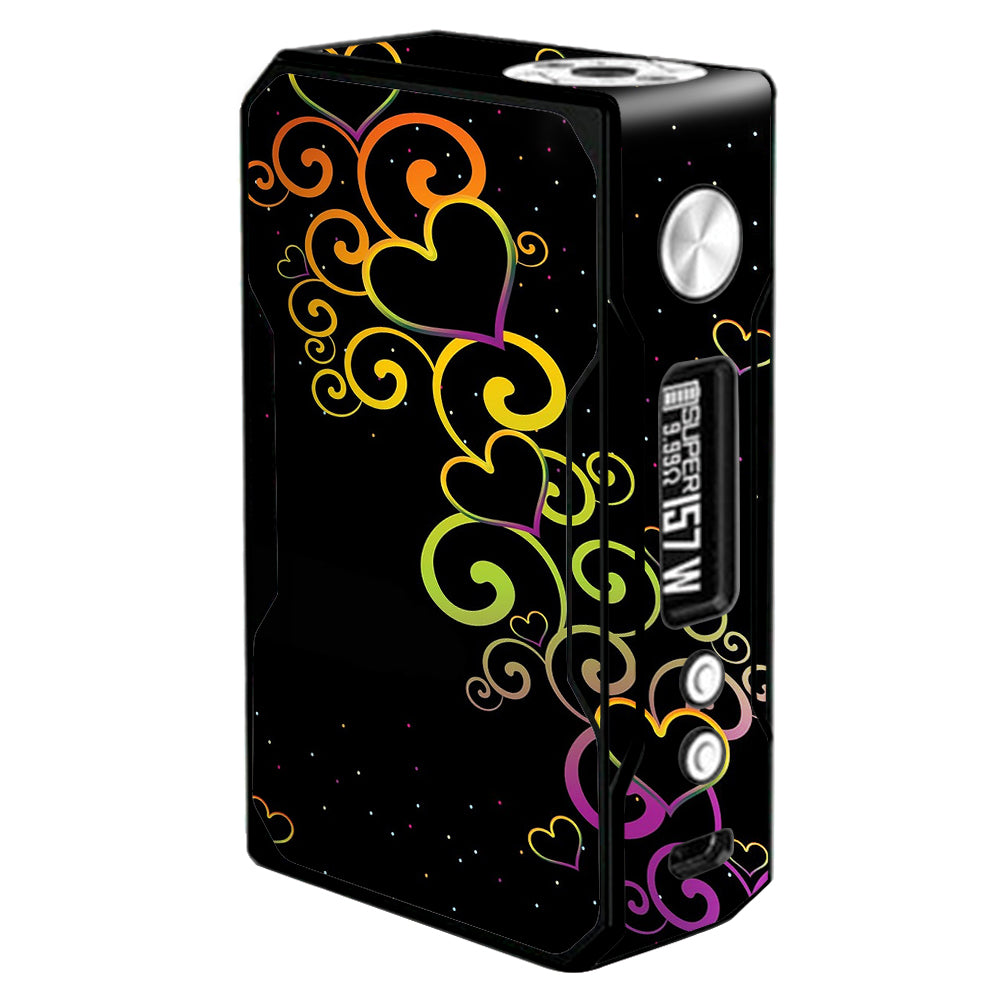  Trail Of Glowing Hearts Voopoo Drag 157w Skin