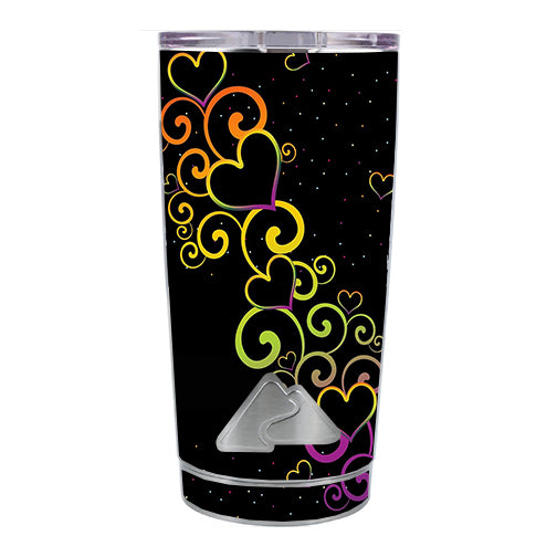  Trail Of Glowing Hearts Ozark Trail 20oz Tumbler Skin