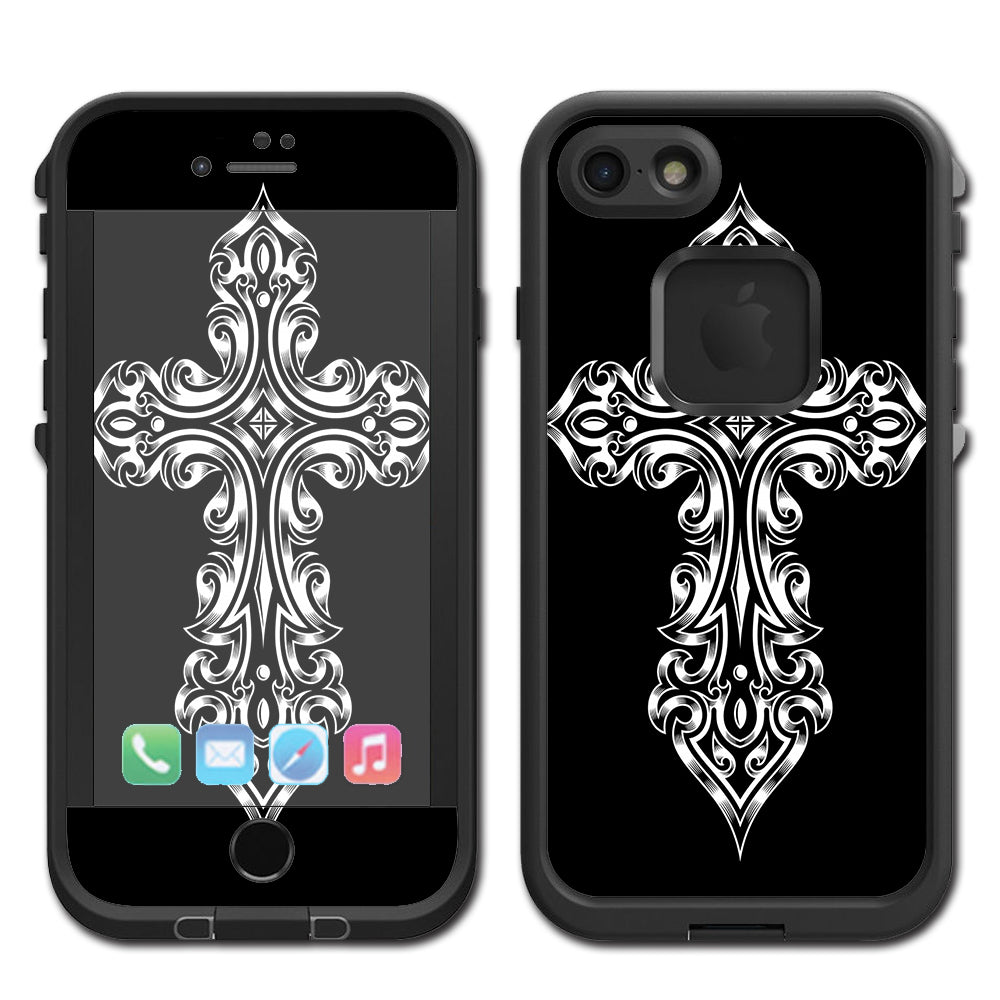  Tribal Celtic Cross Lifeproof Fre iPhone 7 or iPhone 8 Skin