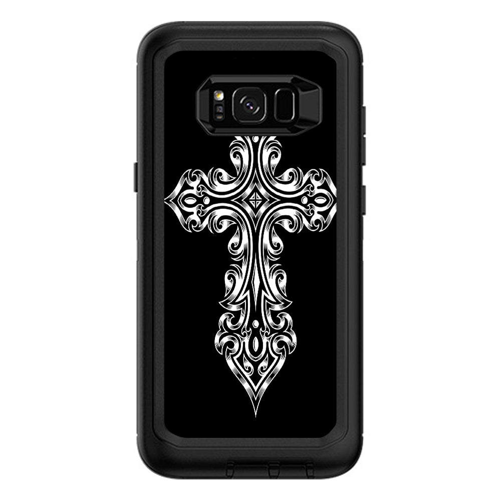  Tribal Celtic Cross Otterbox Defender Samsung Galaxy S8 Plus Skin