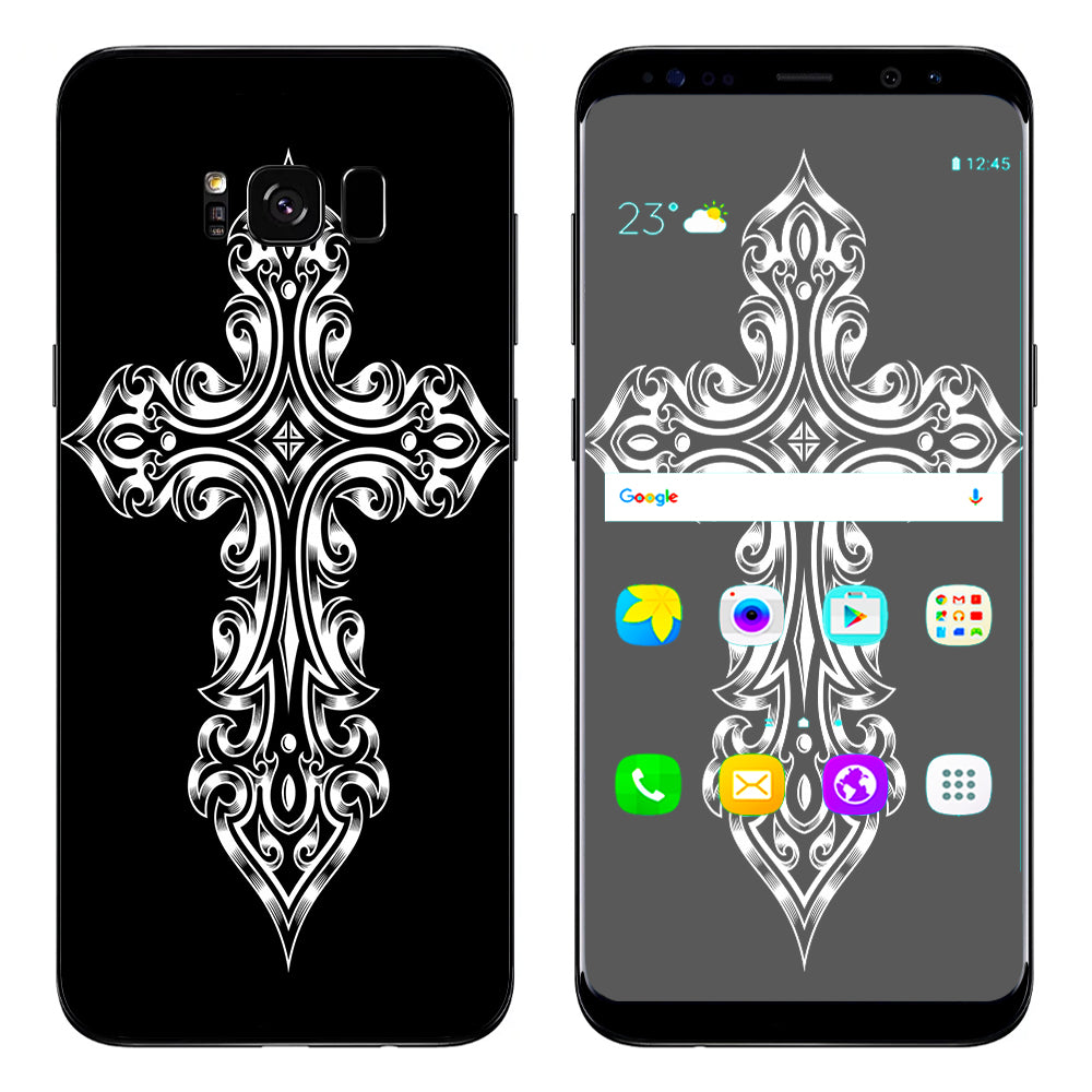  Tribal Celtic Cross Samsung Galaxy S8 Plus Skin
