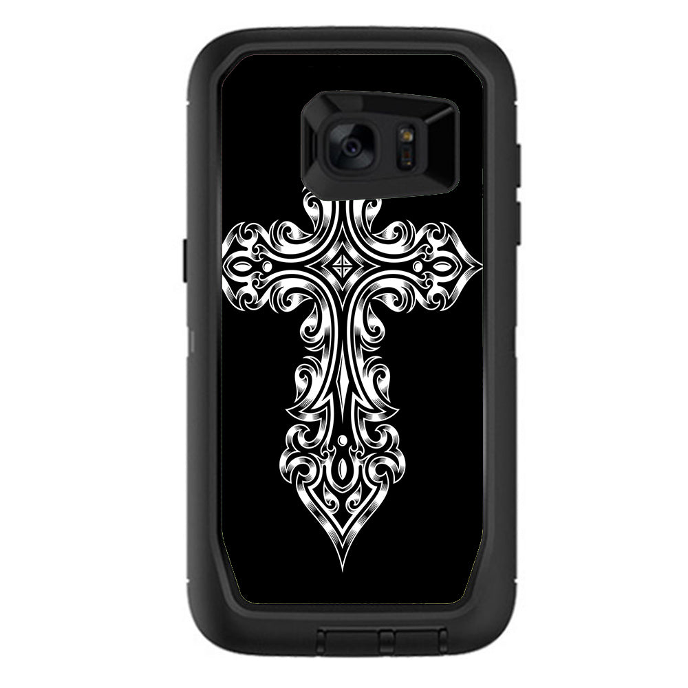  Tribal Celtic Cross Otterbox Defender Samsung Galaxy S7 Edge Skin