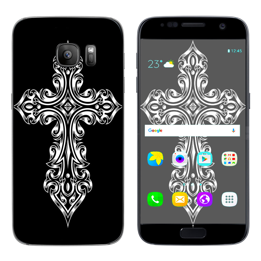  Tribal Celtic Cross Samsung Galaxy S7 Skin