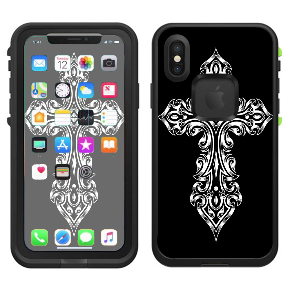  Tribal Celtic Cross Lifeproof Fre Case iPhone X Skin