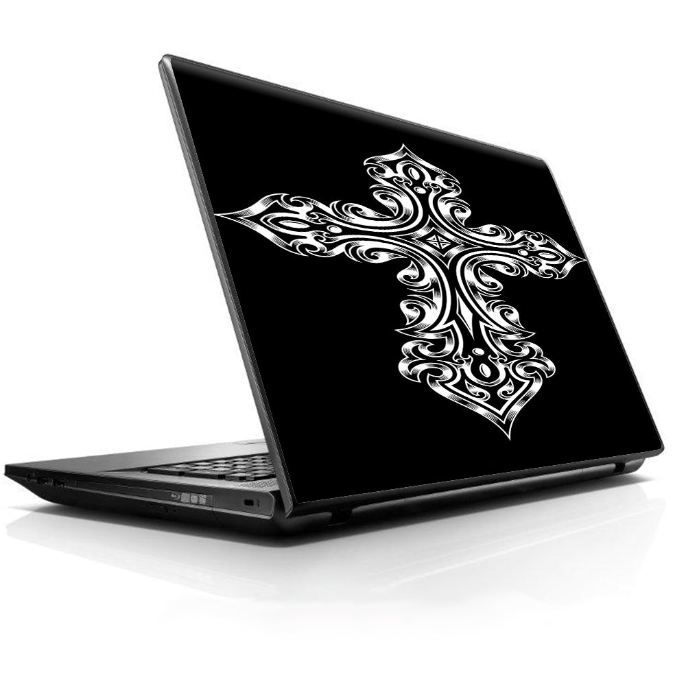  Tribal Celtic Cross Universal 13 to 16 inch wide laptop Skin