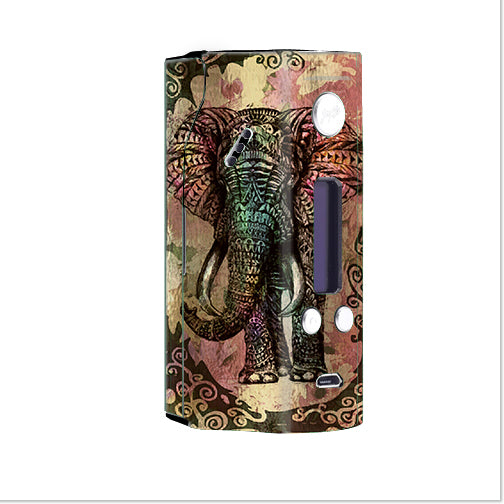  Tribal Elephant With Tusks Wismec Reuleaux RX200 Skin