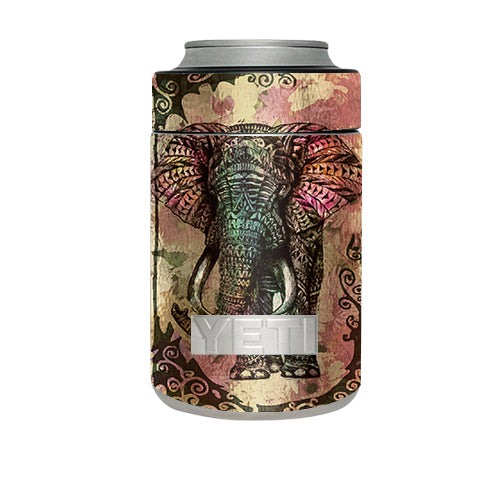  Tribal Elephant With Tusks Yeti Rambler Colster Skin