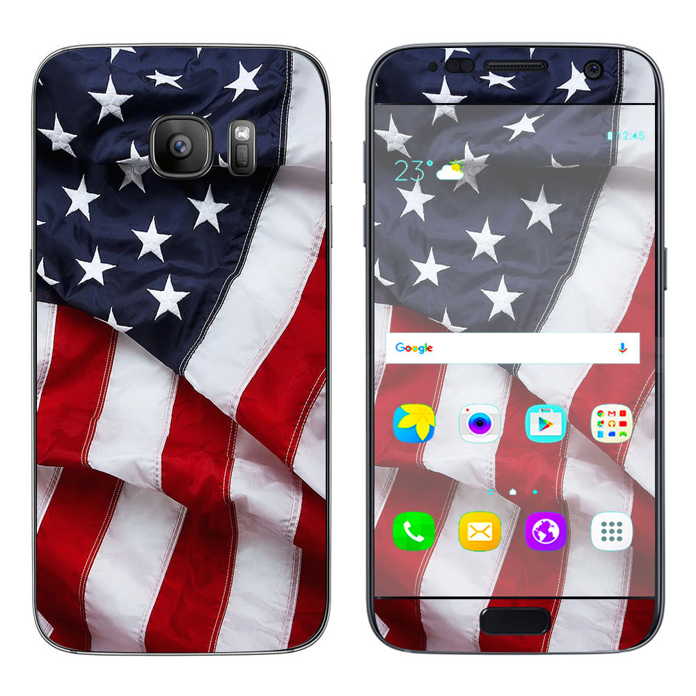  Us Flag, America Proud Samsung Galaxy S7 Skin