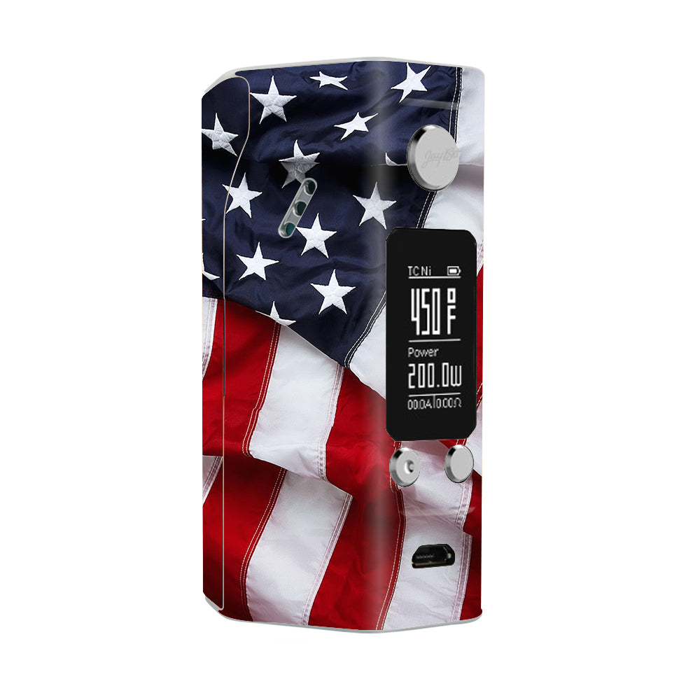 Us Flag, America Proud Wismec Reuleaux RX200S Skin