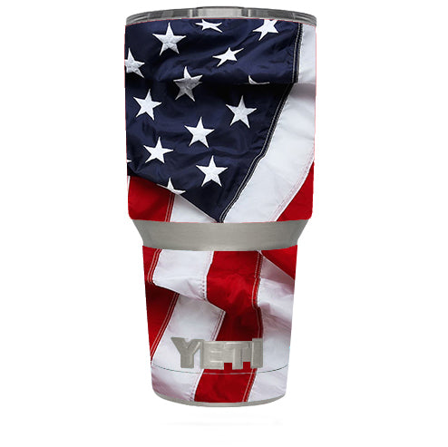  Us Flag, America Proud Yeti 30oz Rambler Tumbler Skin