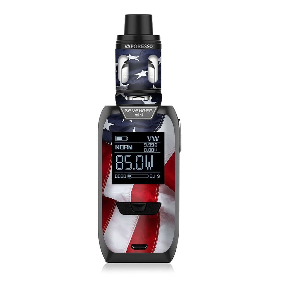  Us Flag, America Proud Vaporesso Revenger Mini 85w Skin