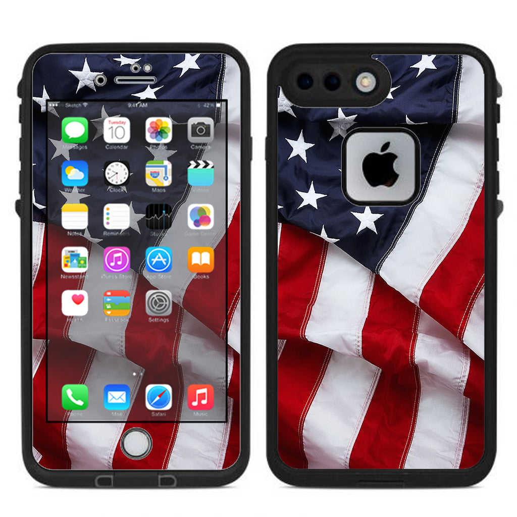  Us Flag, America Proud Lifeproof Fre iPhone 7 Plus or iPhone 8 Plus Skin