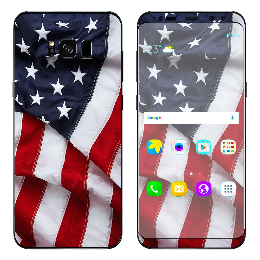  Us Flag, America Proud Samsung Galaxy S8 Skin