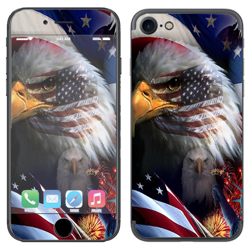  Usa Bald Eagle In Flag Apple iPhone 7 or iPhone 8 Skin
