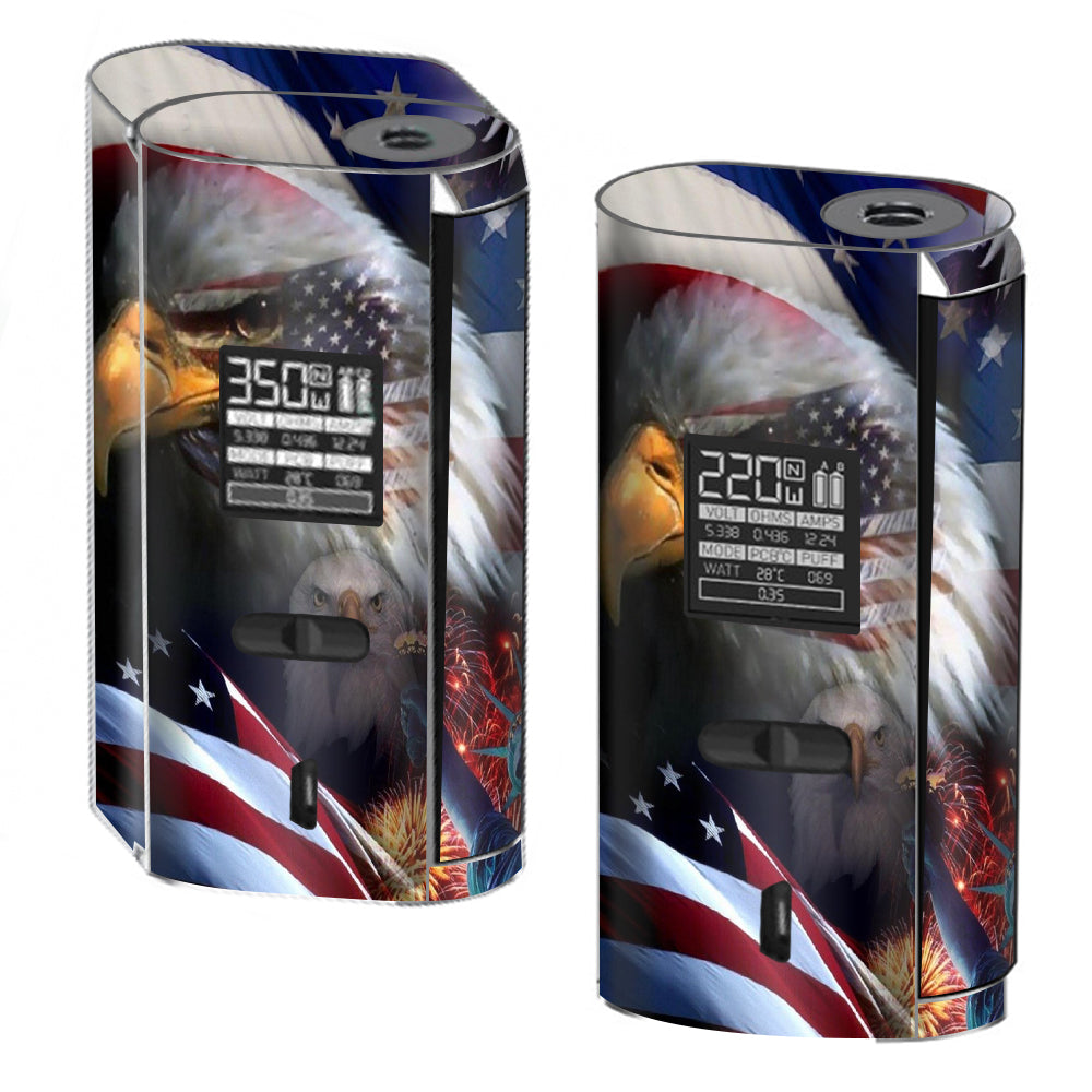  Usa Bald Eagle In Flag Smok GX2/4 350w Skin
