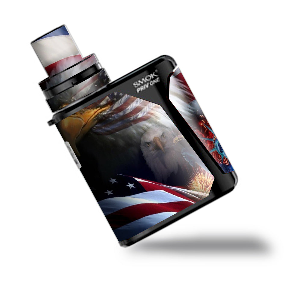  Usa Bald Eagle In Flag Smok Priv One Skin