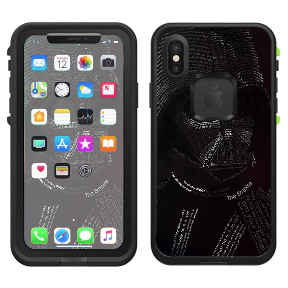  Lord, Darkness, Vader Lifeproof Fre Case iPhone X Skin