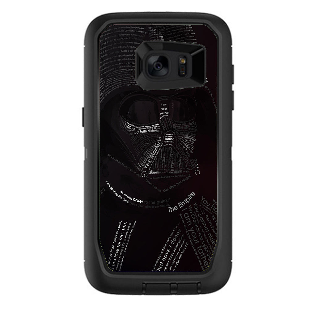  Lord, Darkness, Vader Otterbox Defender Samsung Galaxy S7 Edge Skin