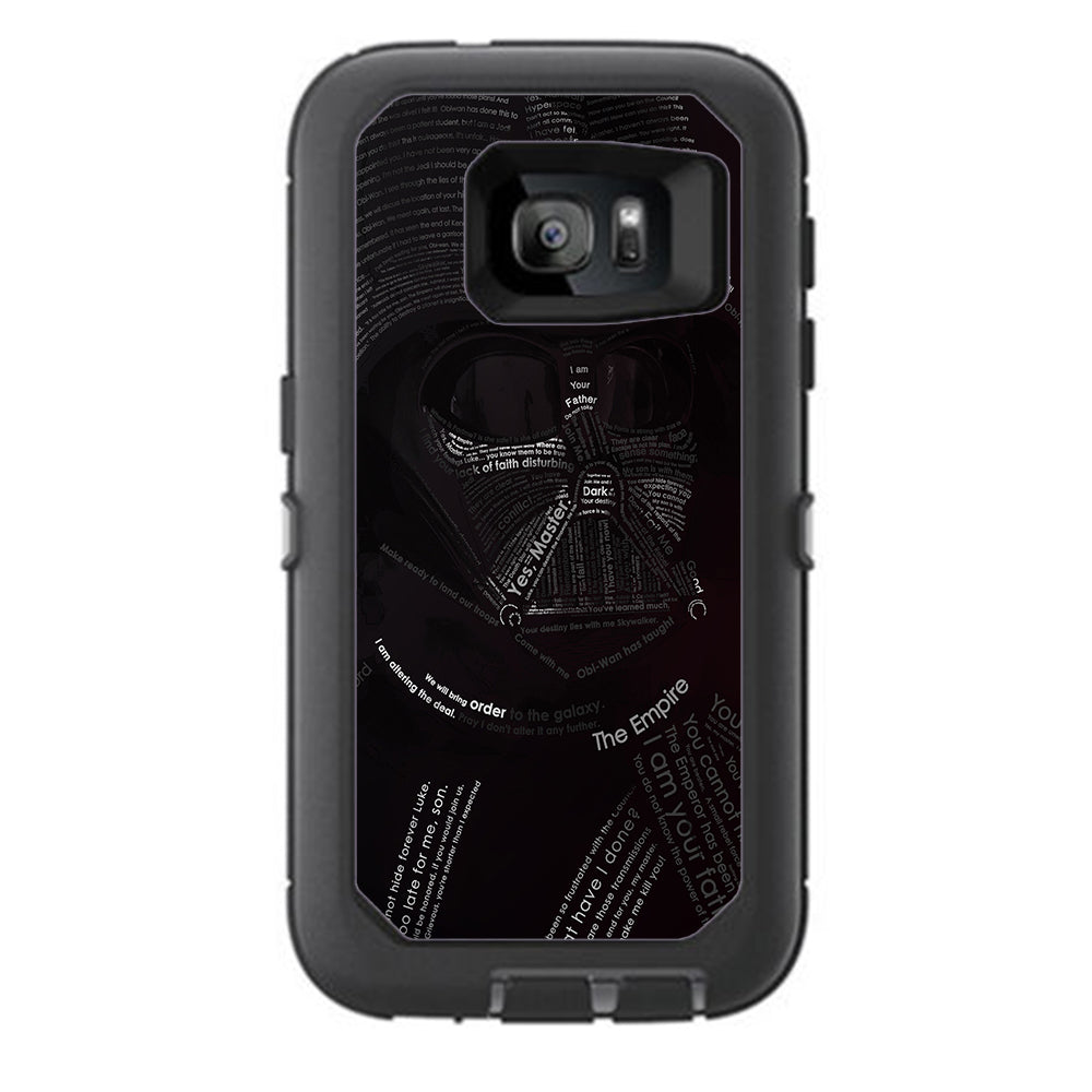  Lord, Darkness, Vader Otterbox Defender Samsung Galaxy S7 Skin