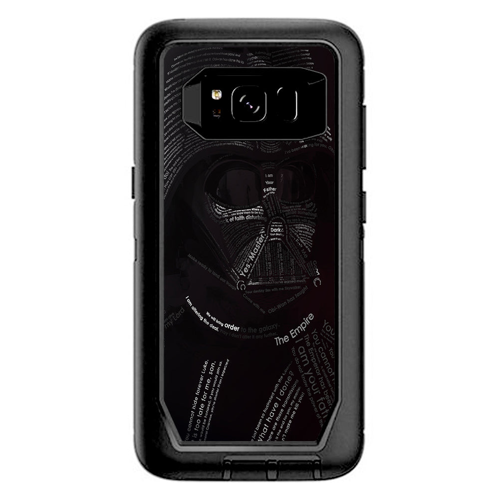  Lord, Darkness, Vader Otterbox Defender Samsung Galaxy S8 Skin