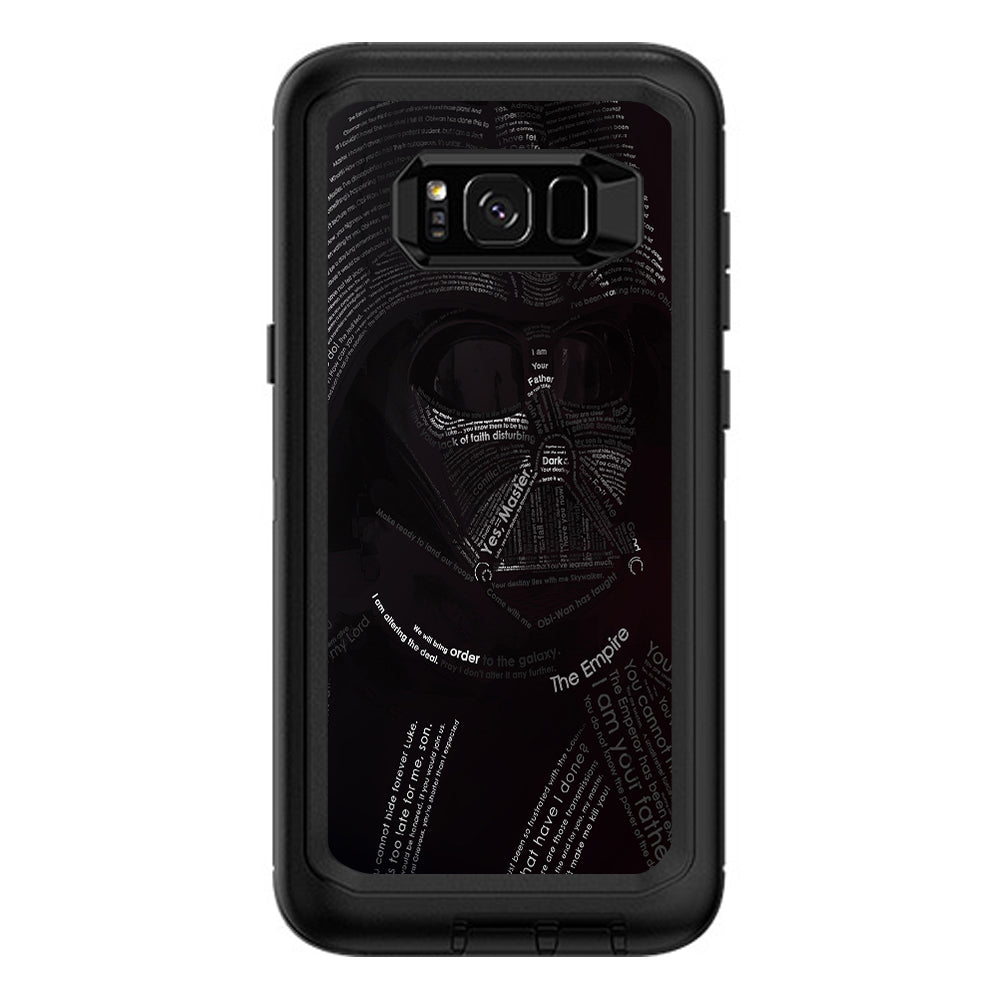  Lord, Darkness, Vader Otterbox Defender Samsung Galaxy S8 Plus Skin