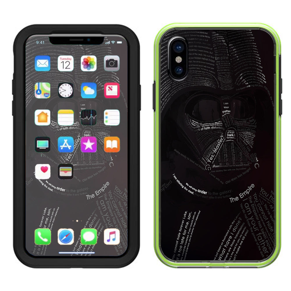  Lord, Darkness, Vader Lifeproof Slam Case iPhone X Skin