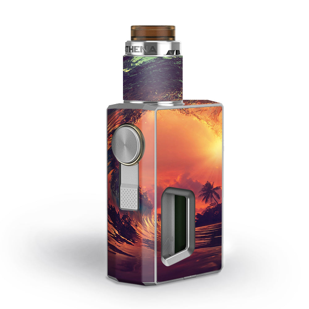  Sunset Through A Tube, Barrel Ride Geekvape Athena Squonk Skin