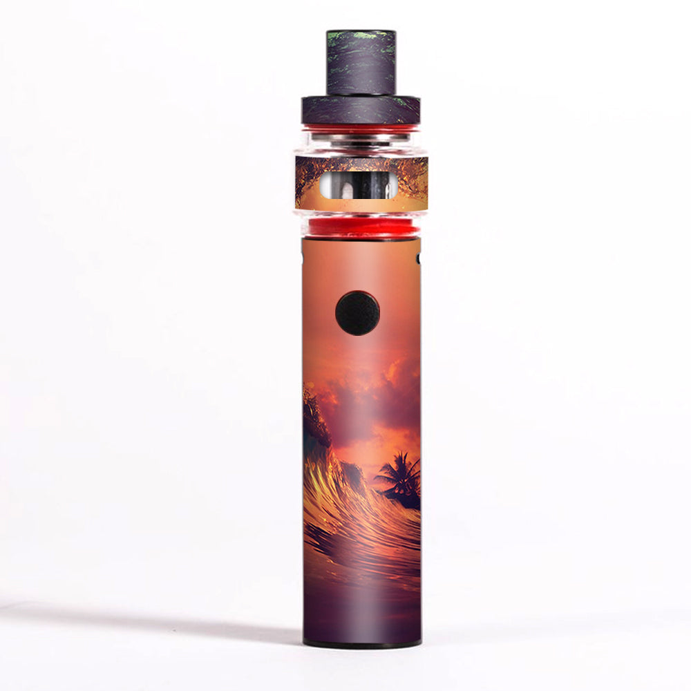  Sunset Through A Tube, Barrel Ride Smok Pen 22 Light Edition Skin