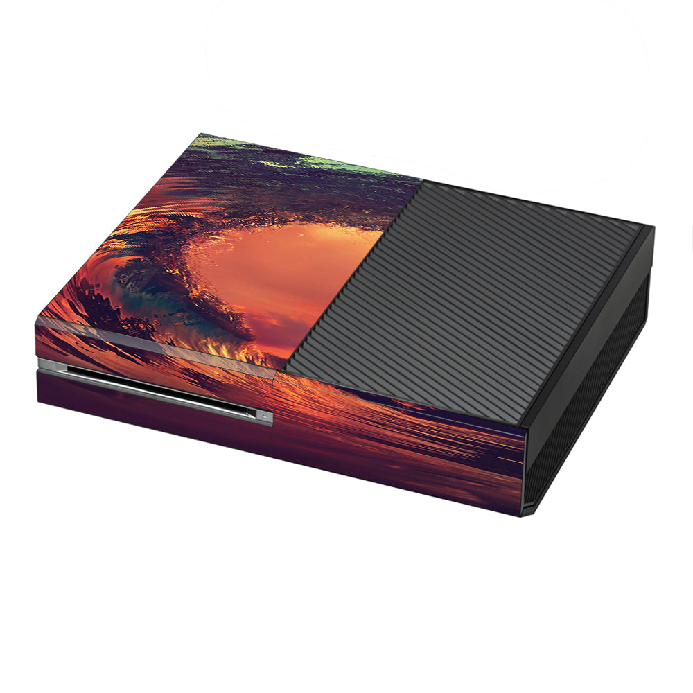  Sunset Through A Tube, Barrel Ride Microsoft Xbox One Skin