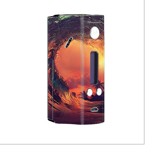  Sunset Through A Tube, Barrel Ride Wismec Reuleaux RX200 Skin