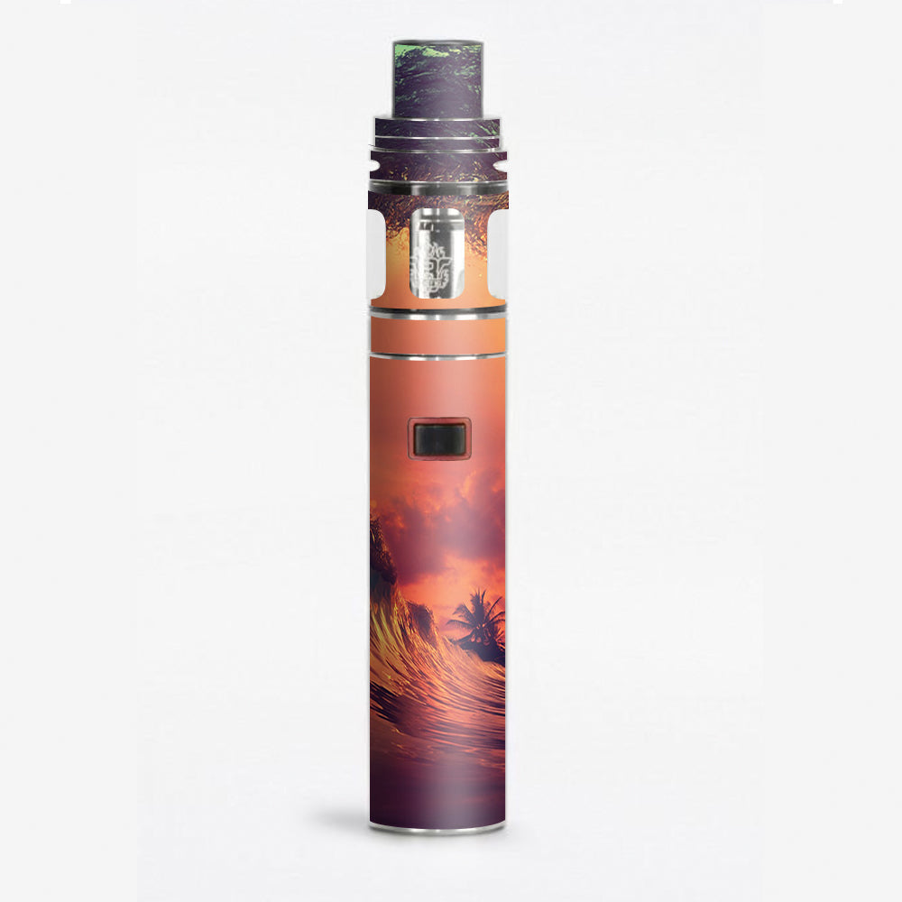  Sunset Through A Tube, Barrel Ride Smok Stick X8 Skin