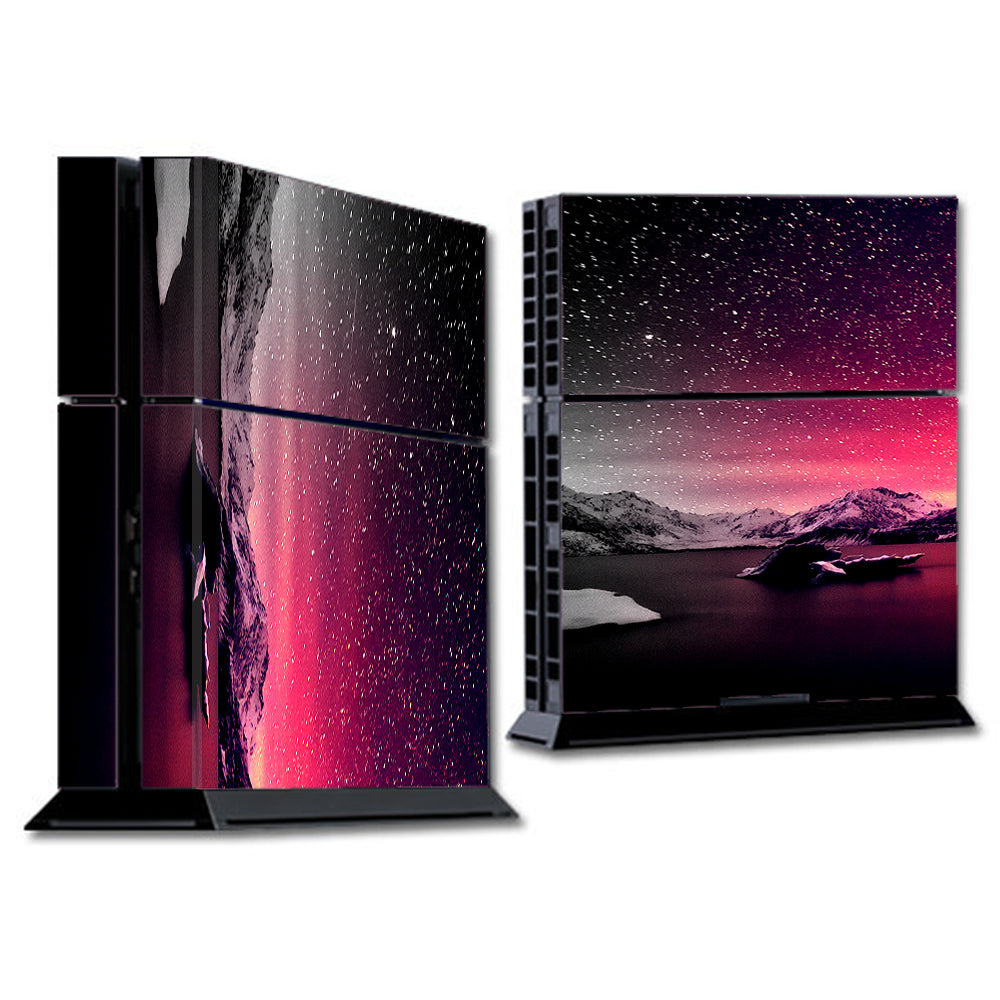  Winter Starry Night Sony Playstation PS4 Skin