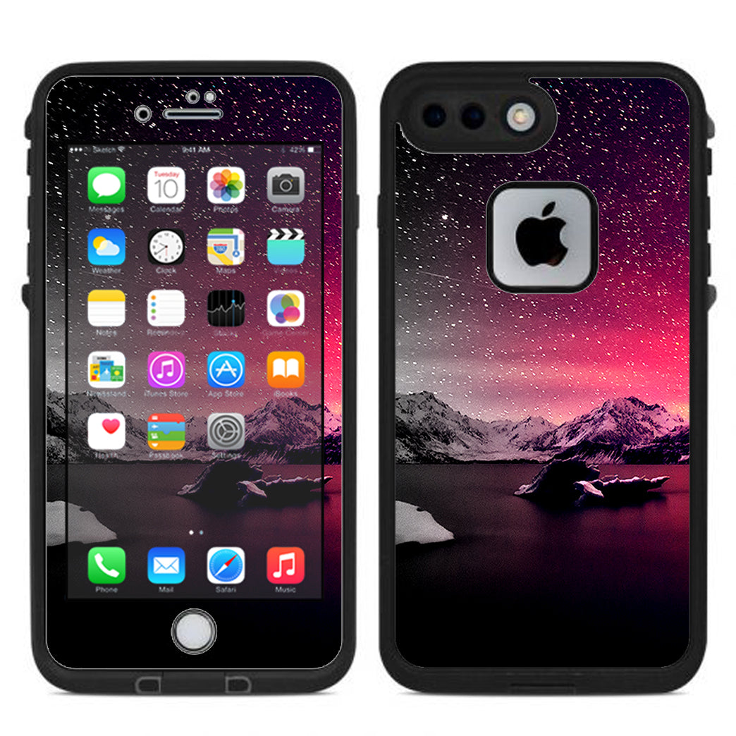 Skin Vinyle Pour Coque Lifeproof Fre IPhone 7 – Motif Chevron Fade (neuf)