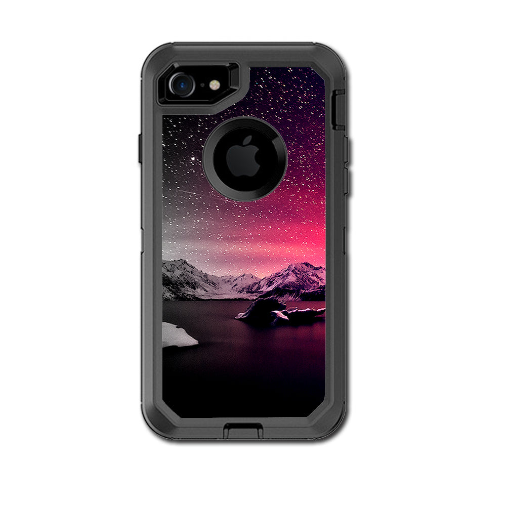  Winter Starry Night Otterbox Defender iPhone 7 or iPhone 8 Skin