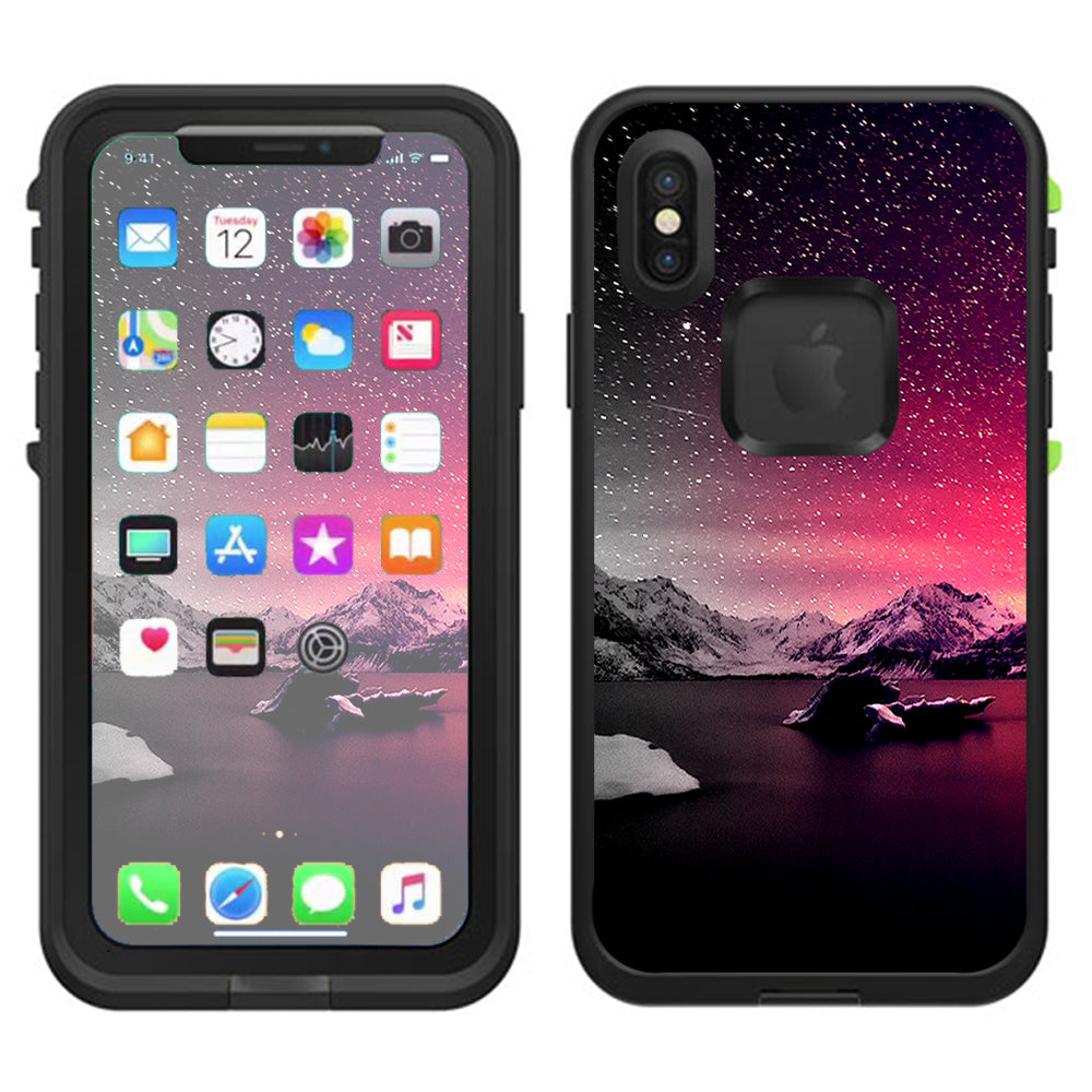  Winter Starry Night Lifeproof Fre Case iPhone X Skin