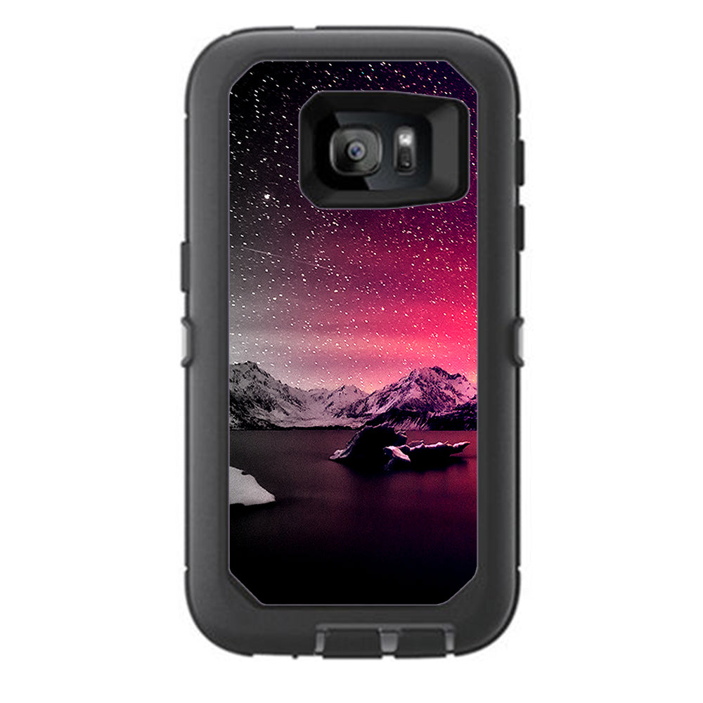 Winter Starry Night Otterbox Defender Samsung Galaxy S7 Skin
