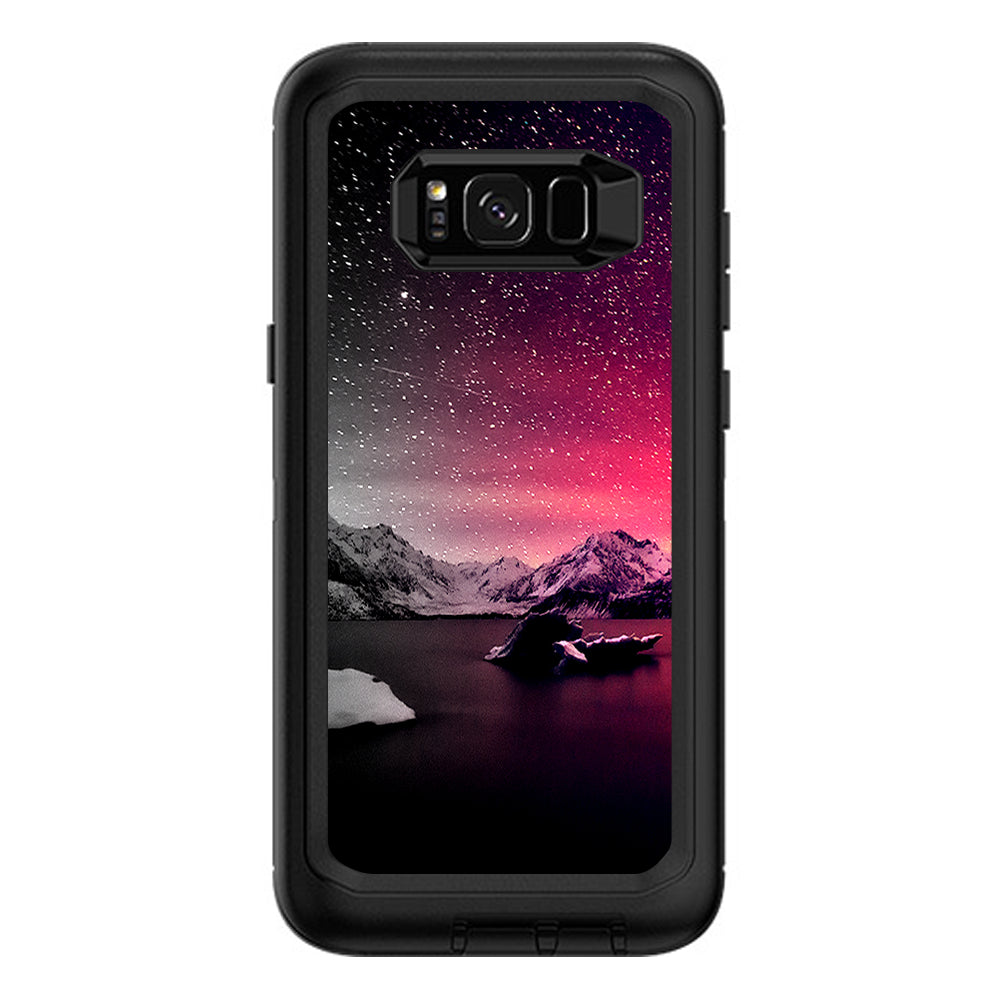 Winter Starry Night Otterbox Defender Samsung Galaxy S8 Plus Skin