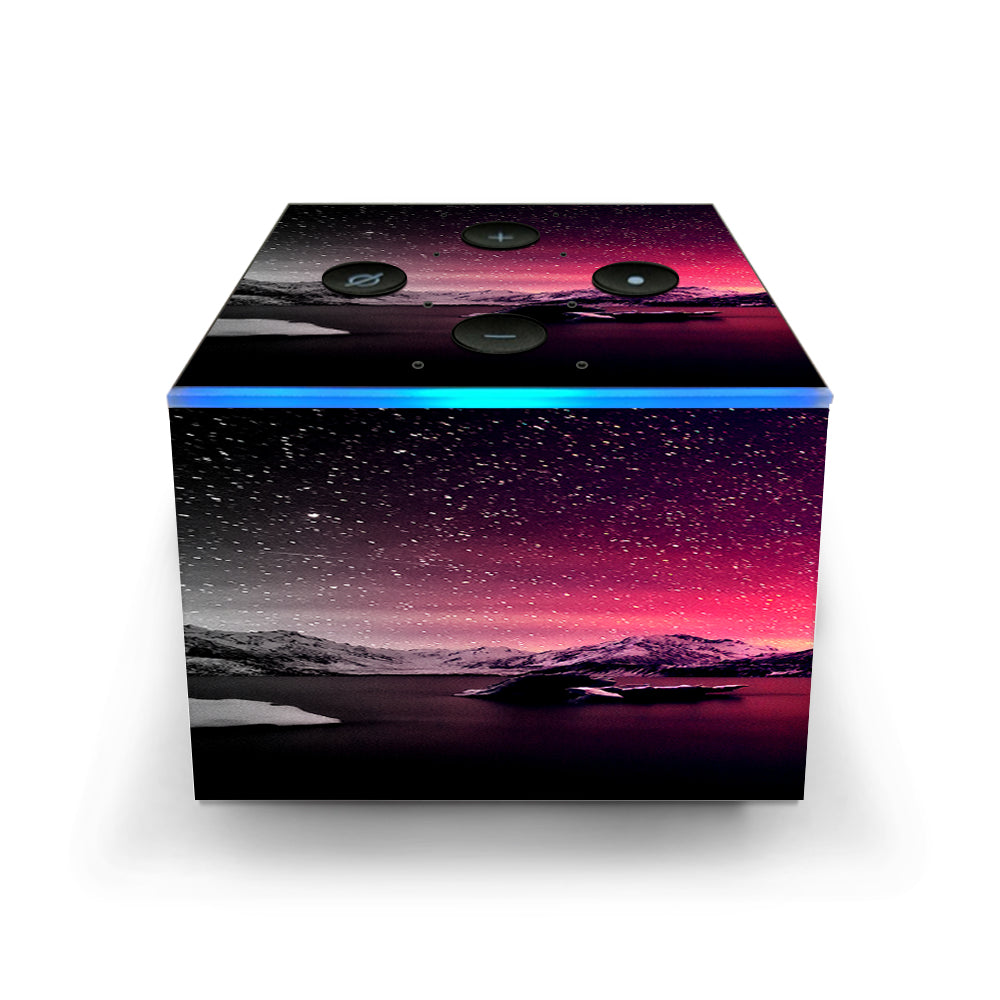  Winter Starry Night Amazon Fire TV Cube Skin